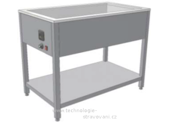 Výdejní stůl s ohřevem vanový - KSVOH-2S