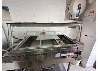 Profesionální teplá stolní vitrína KENTUCKY HOT Economy 3 GN UNIS