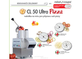 Krouhač zeleniny pro přípravu pizzy  - CL 50 Ultra Pizza